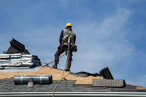 Professional Roofing technician working in Ocean Isle Beach, NC